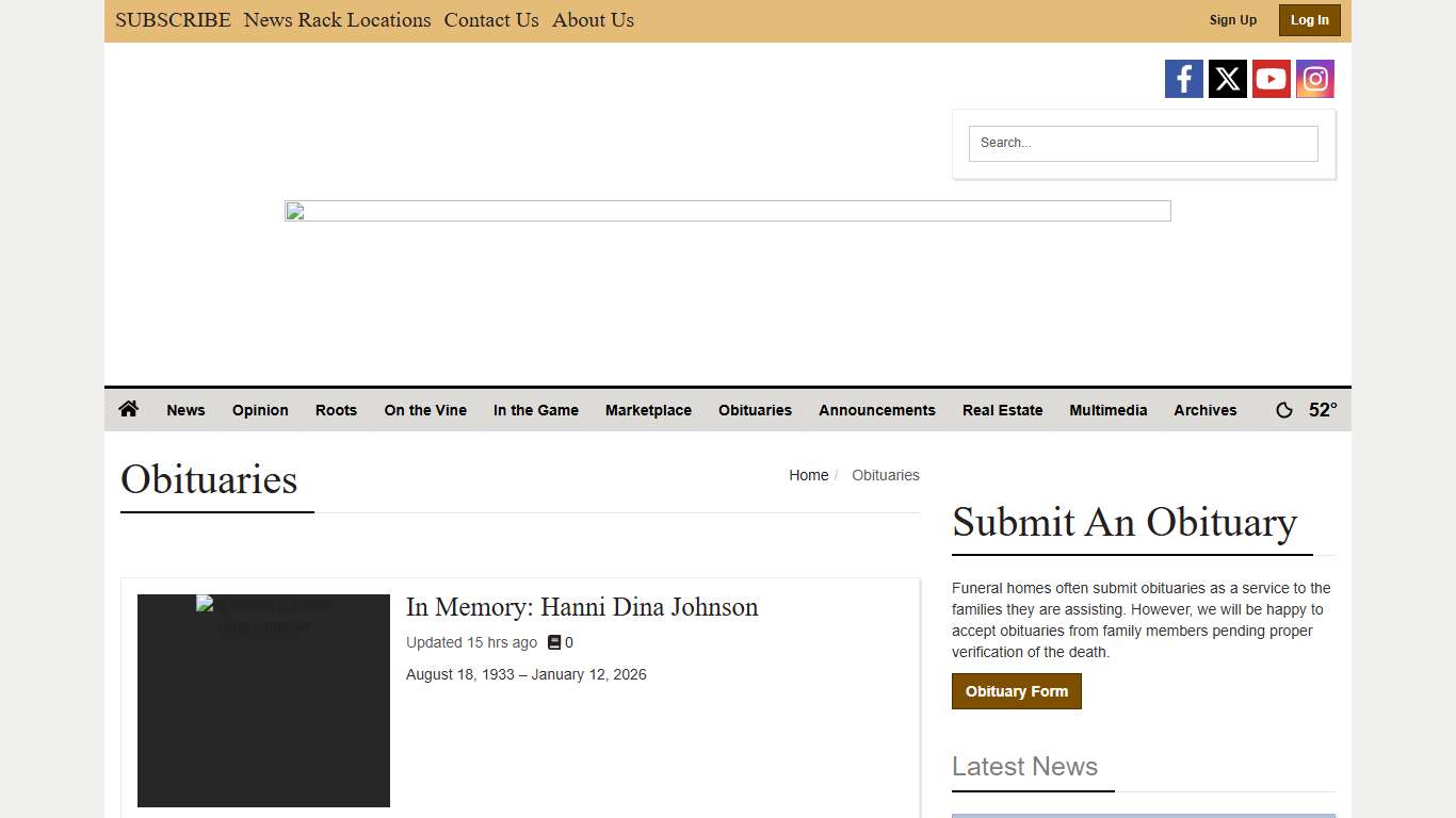 Obituaries | ledger.news